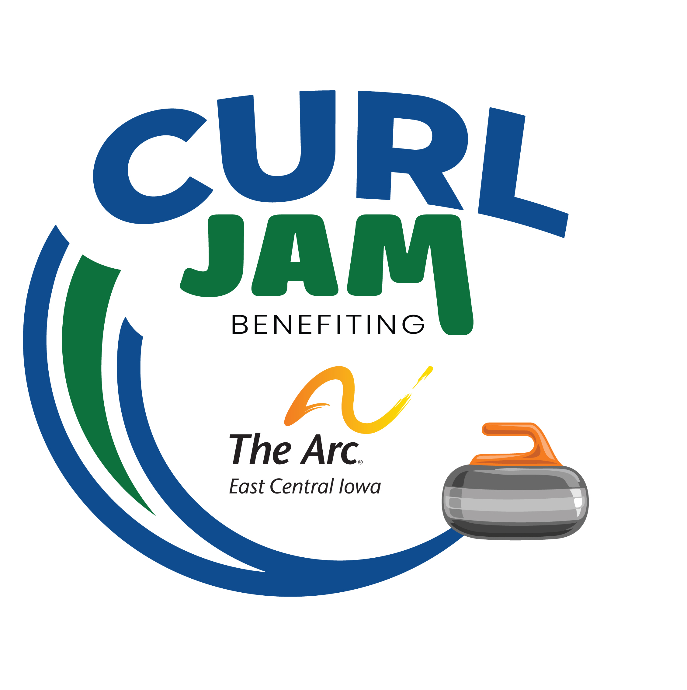 Curl Jam 2025 - Benefiting The Arc of East Central Iowa - logo